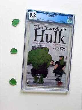 Incredible Hulk #38 CGC 9.8 (2002) Rockwell "Runaway” Homage Cover - Comic Book